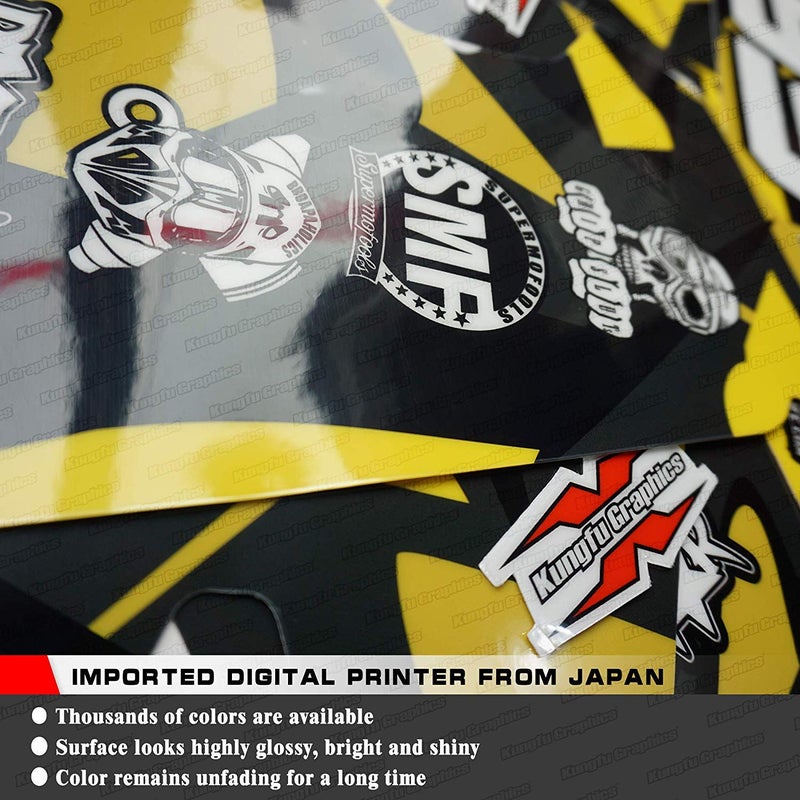 Kungfu Graphics Decal Kit for Suzuki DRZ 400 SM DRZ400SM Supermoto, SZDRSE9919001-KO - Image 5